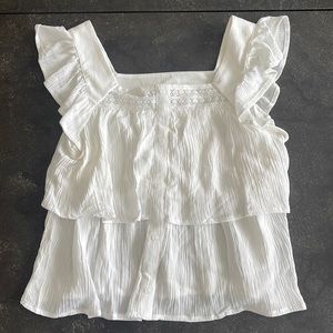 Wallflower white Boho Top